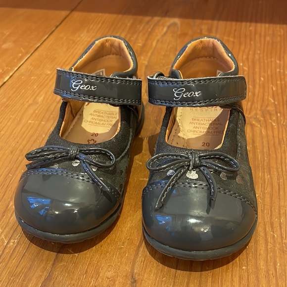 Geox, baby shoes, MaryJane,  girl, grey , 20 (US 4.5) - Picture 2 of 10